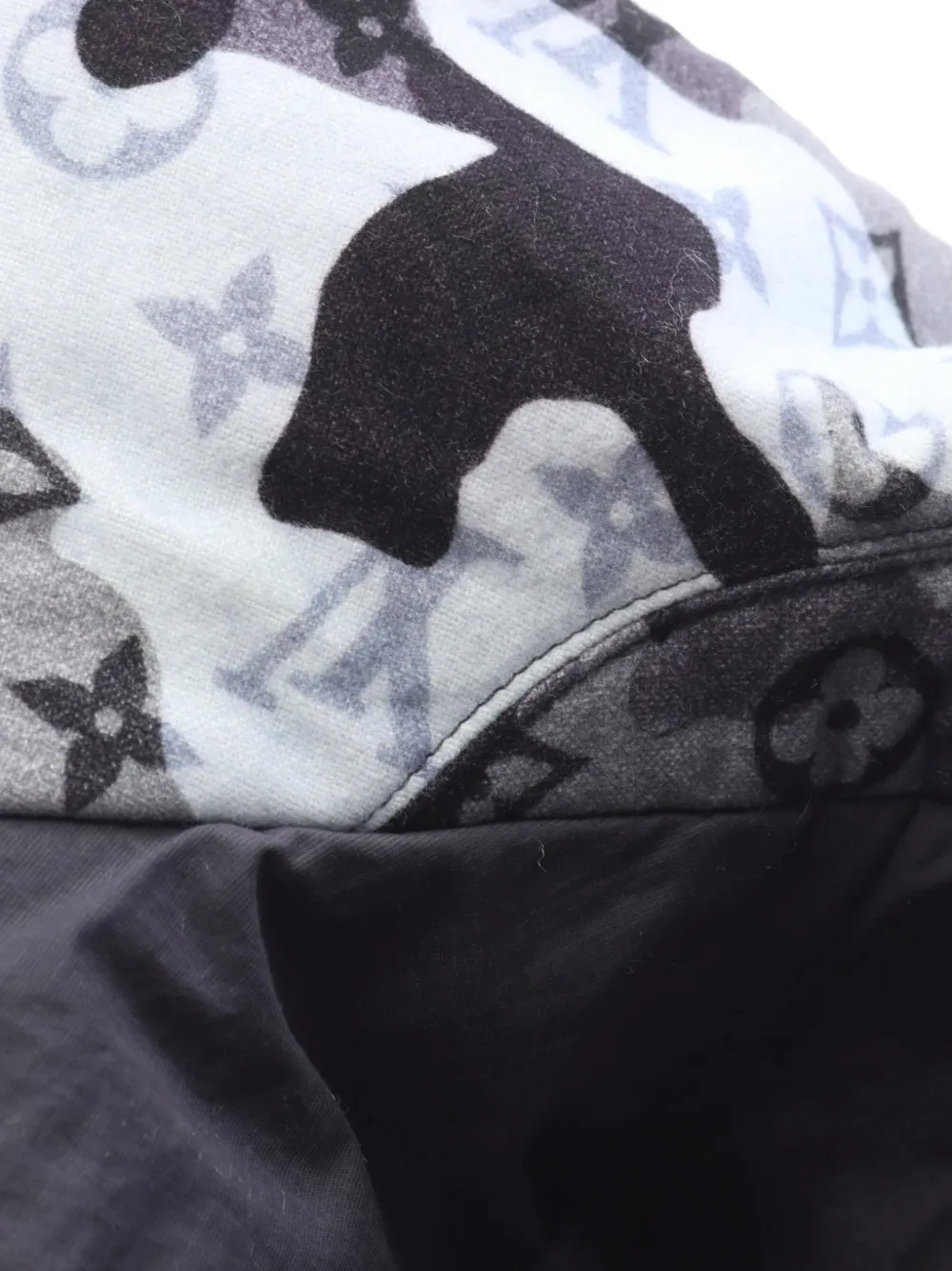  Louis Vuitton Pre-owned Veste à Motif Camouflage Monogrammé à Design Réversible (années 2010) - Gris 