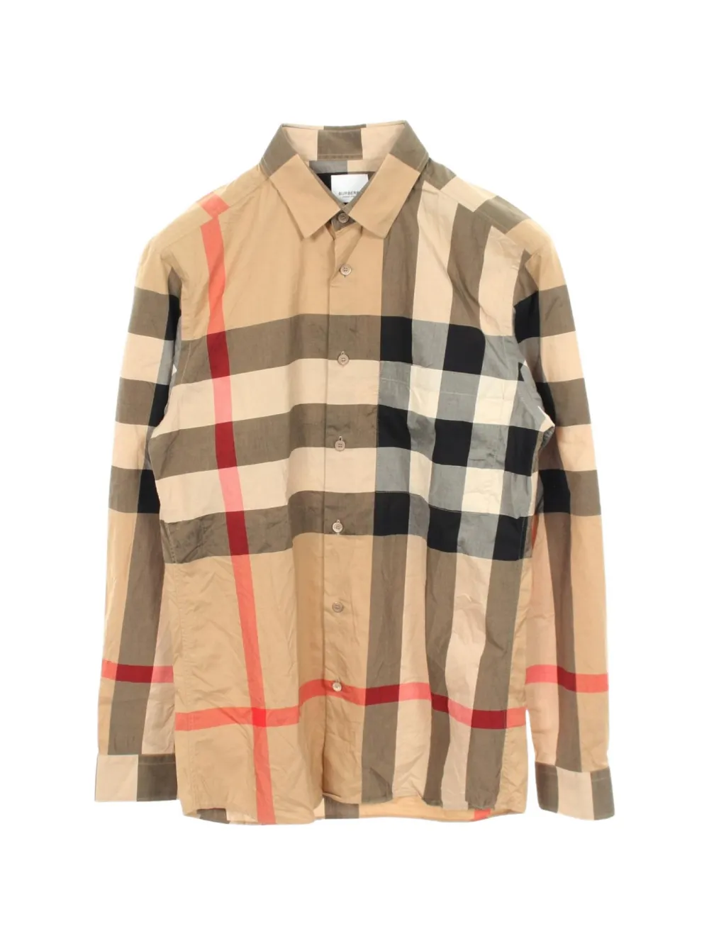 Burberry Pre-Owned 2010s Mega Check shirt - Toni neutri