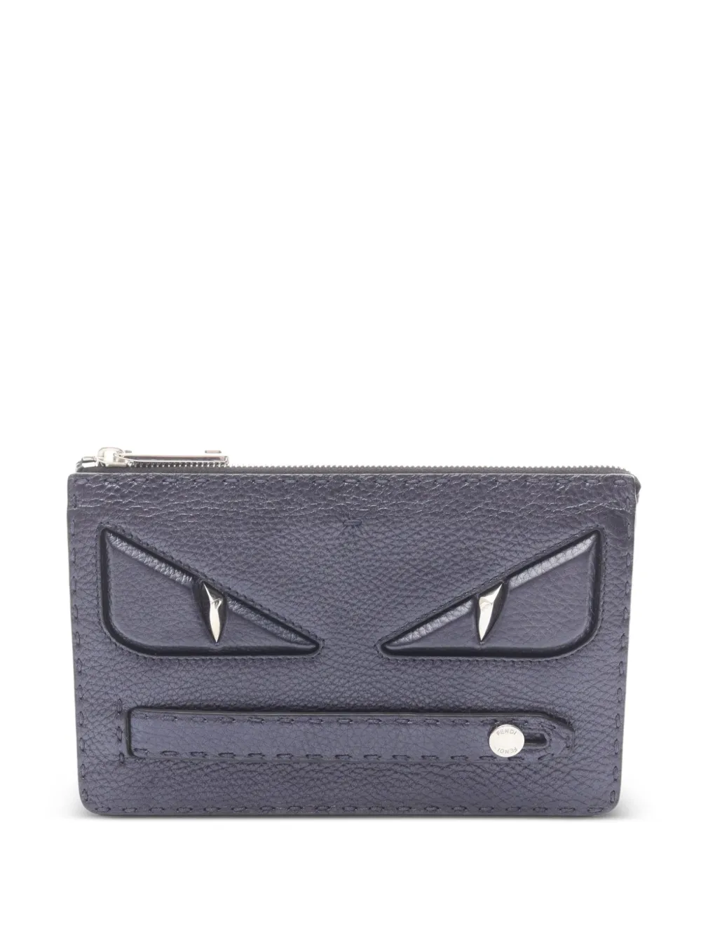 Fendi Pre-Owned 2000s Bag Bugs leather clutch bag - Blue