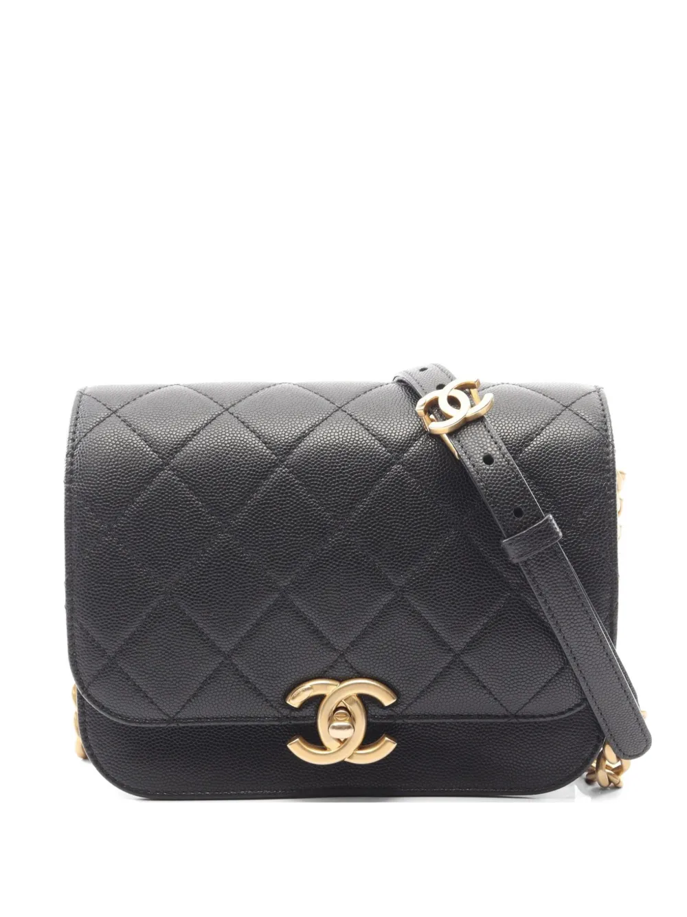CHANEL Pre-Owned 2021s matelassé shoulder bag - Schwarz