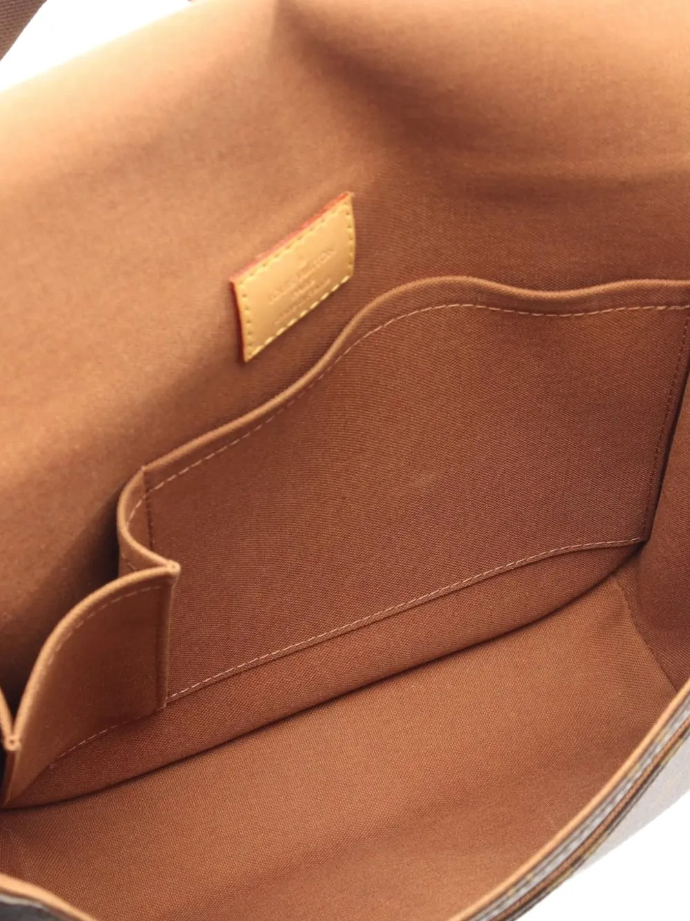 Louis Vuitton Pre-owned 2010 Bosforo Messenger Bag in Brown, view 3