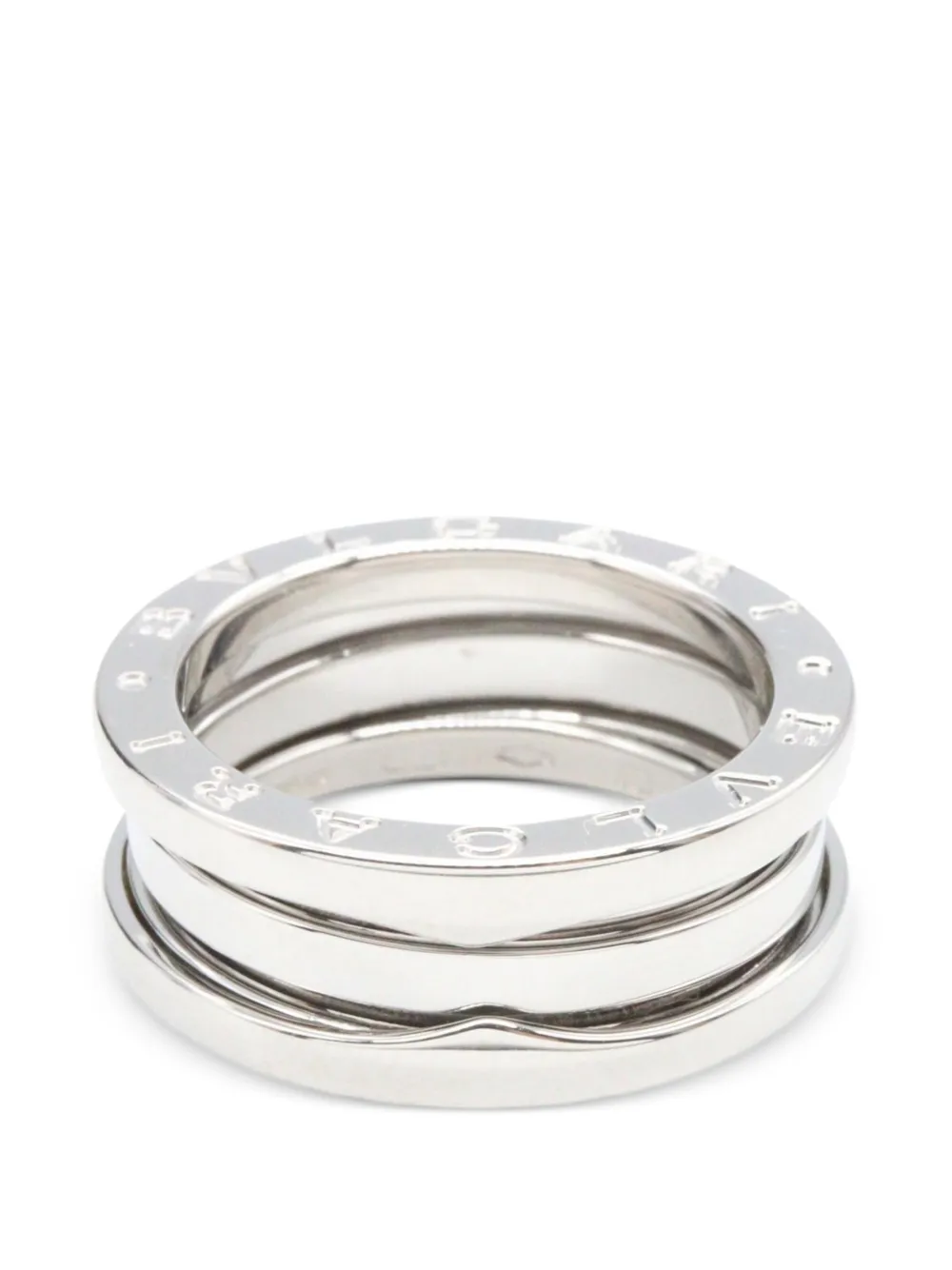 Bvlgari Pre-Owned 2010s B.zero1 three-band ring - Argento
