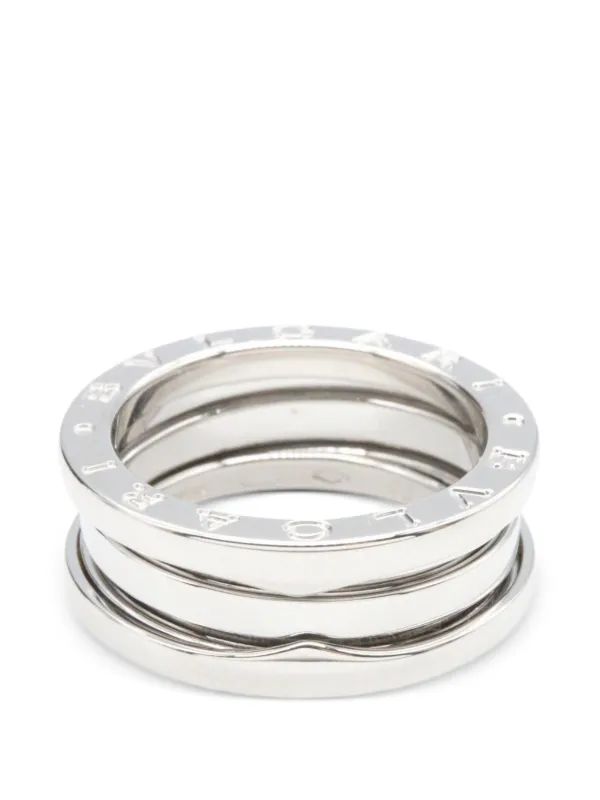 Bvlgari Pre-owned 2010s B.zero1 Three-band Ring in Silver