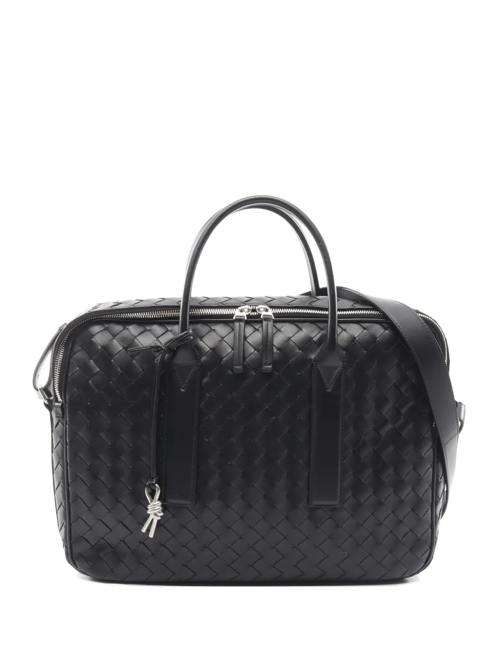 Bottega Veneta Pre-Owned 2010s Getaway Intrecciato briefcase - Black