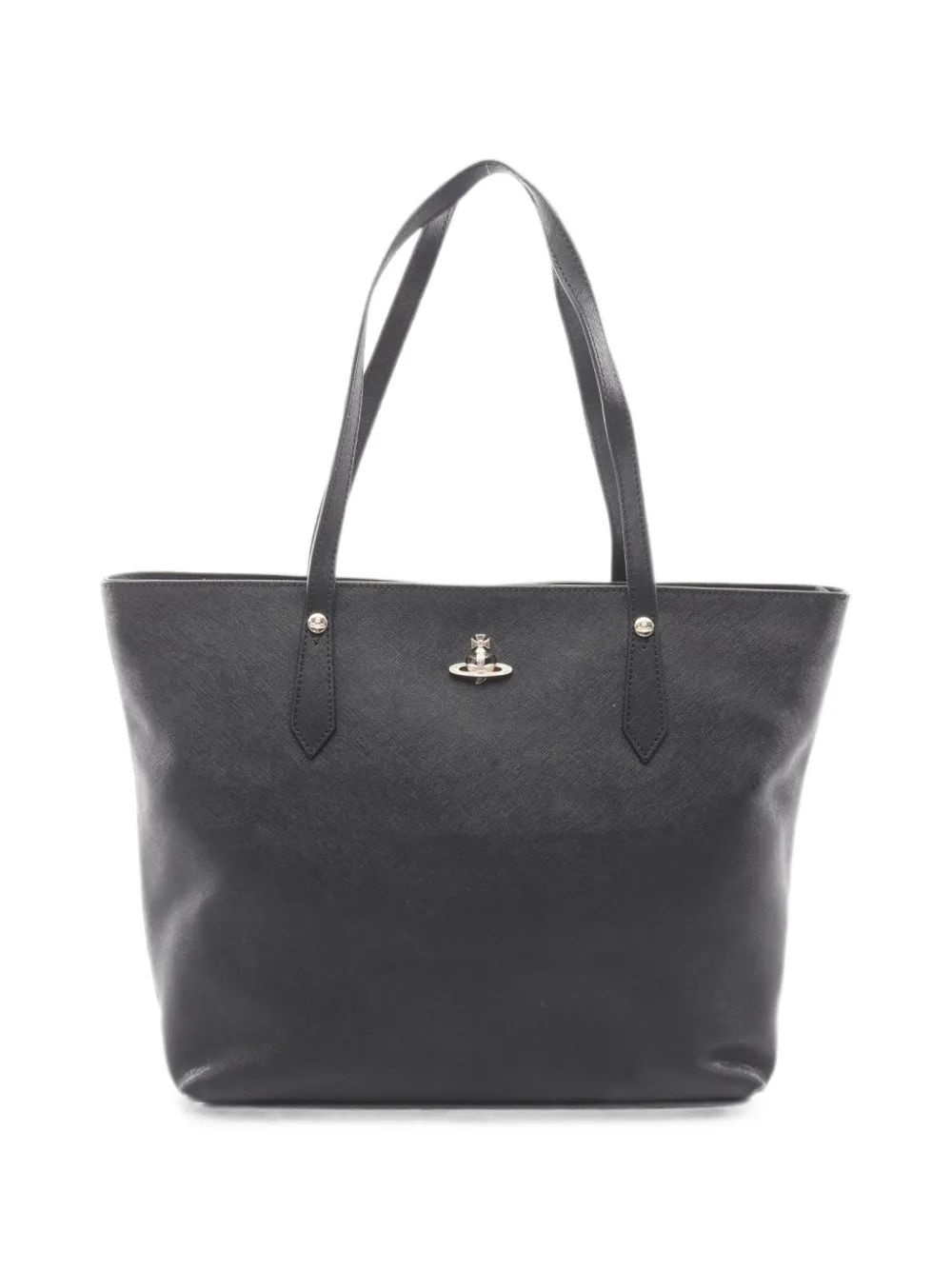 Vivienne Westwood Pre-Owned Saffiano Orb tote bag - Nero