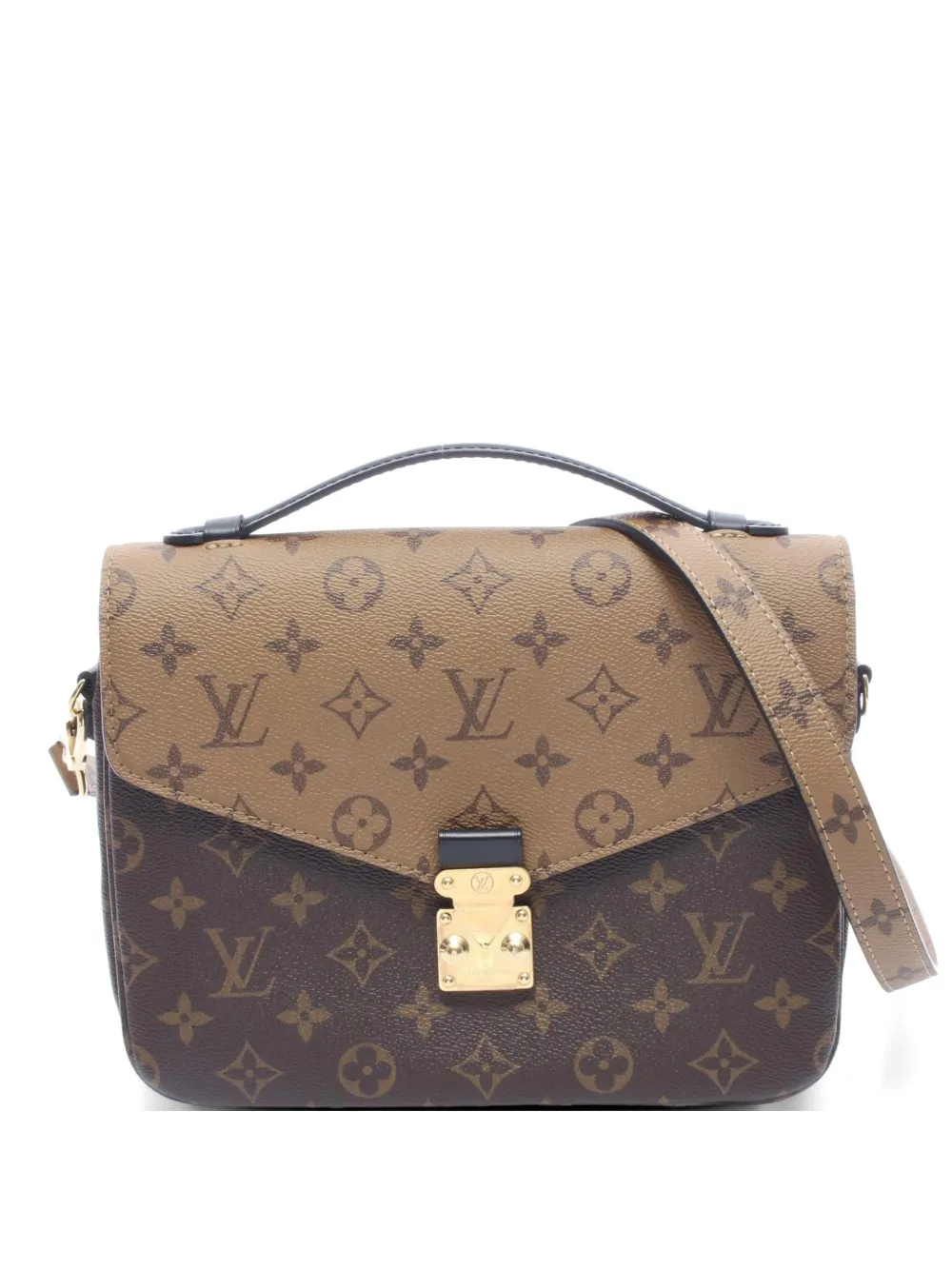 Louis Vuitton Pre-Owned 2010s Pochette Metis monogram reverse tote bag - Neutrals