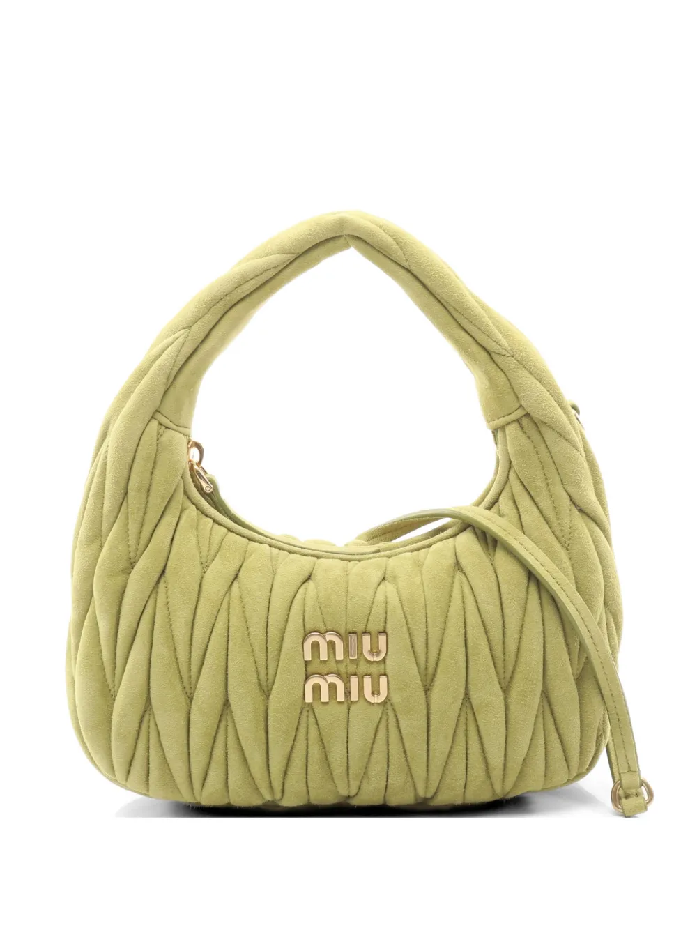 Miu Miu Pre-Owned 2020s Wonder Matelassé tote bag - Grün