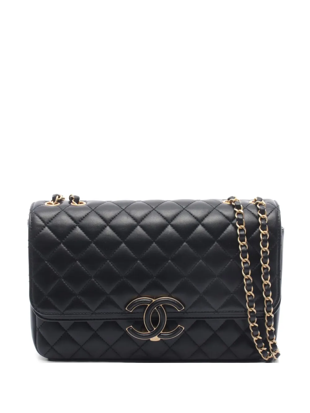 CHANEL Pre-Owned 2019 Flap Matelassé shoulder bag - Nero
