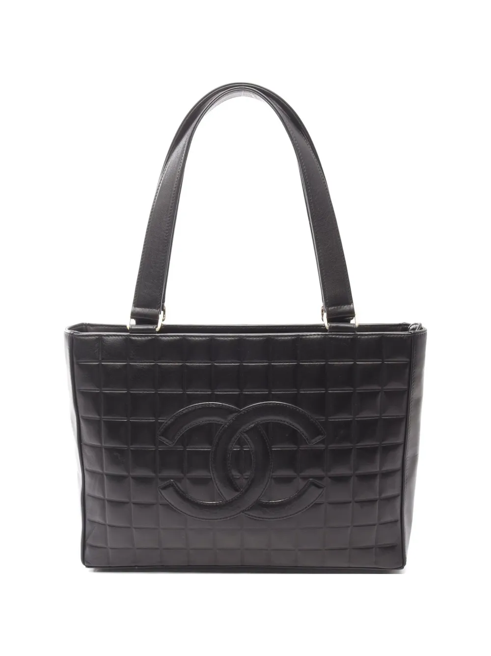 CHANEL Pre-Owned 2002-2003 Chocolate Bar Coco Mark tote bag - Nero