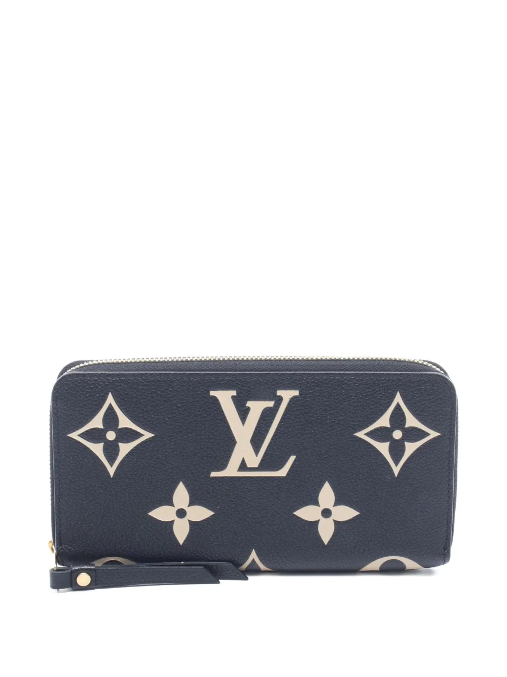 Louis Vuitton Pre-Owned 2021 monogram empreinte zippy wallet - Nero