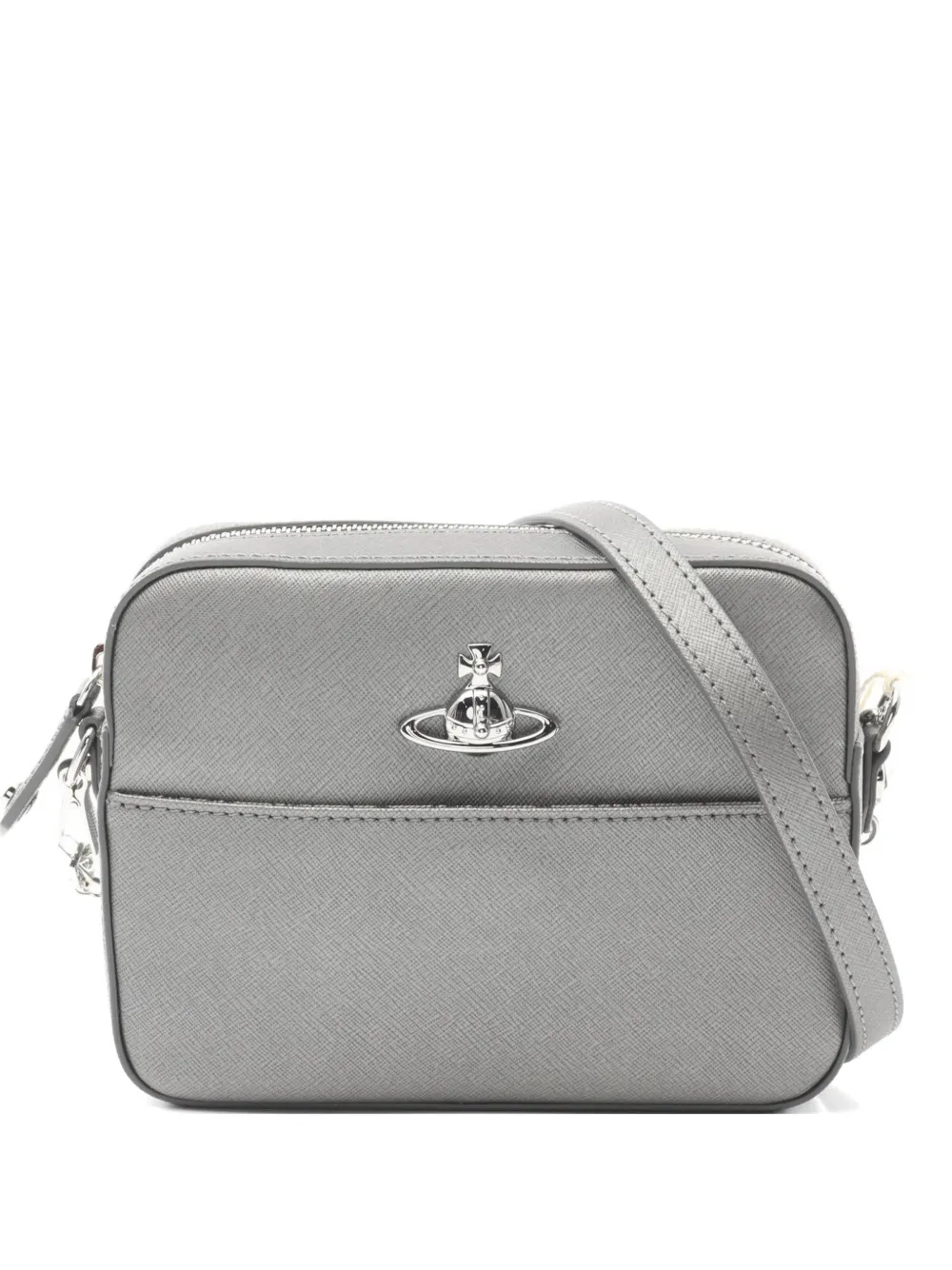 Vivienne Westwood Pre-Owned 2020s Orb Saffiano Camera shoulder bag - Grigio