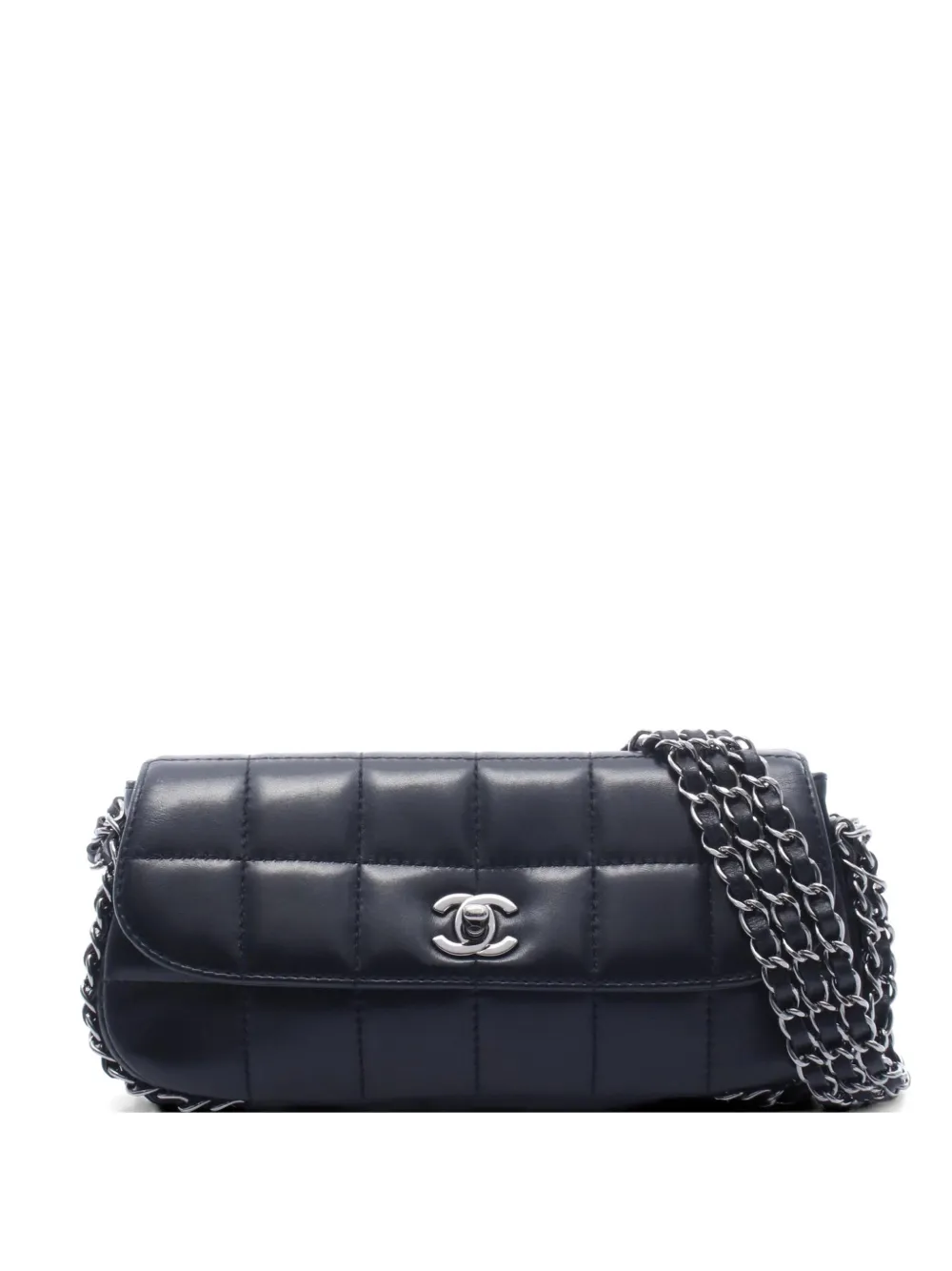 CHANEL Pre-Owned 2003-2004 Chocolate Bar chain shoulder bag - Nero