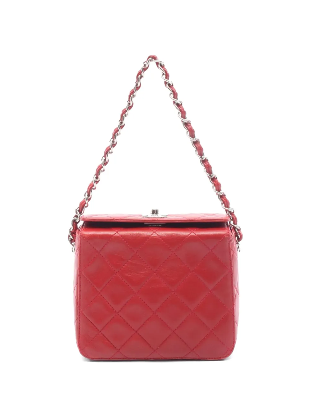 CHANEL Pre-Owned 1996-1997 interlocking-CC shoulder bag - Rot