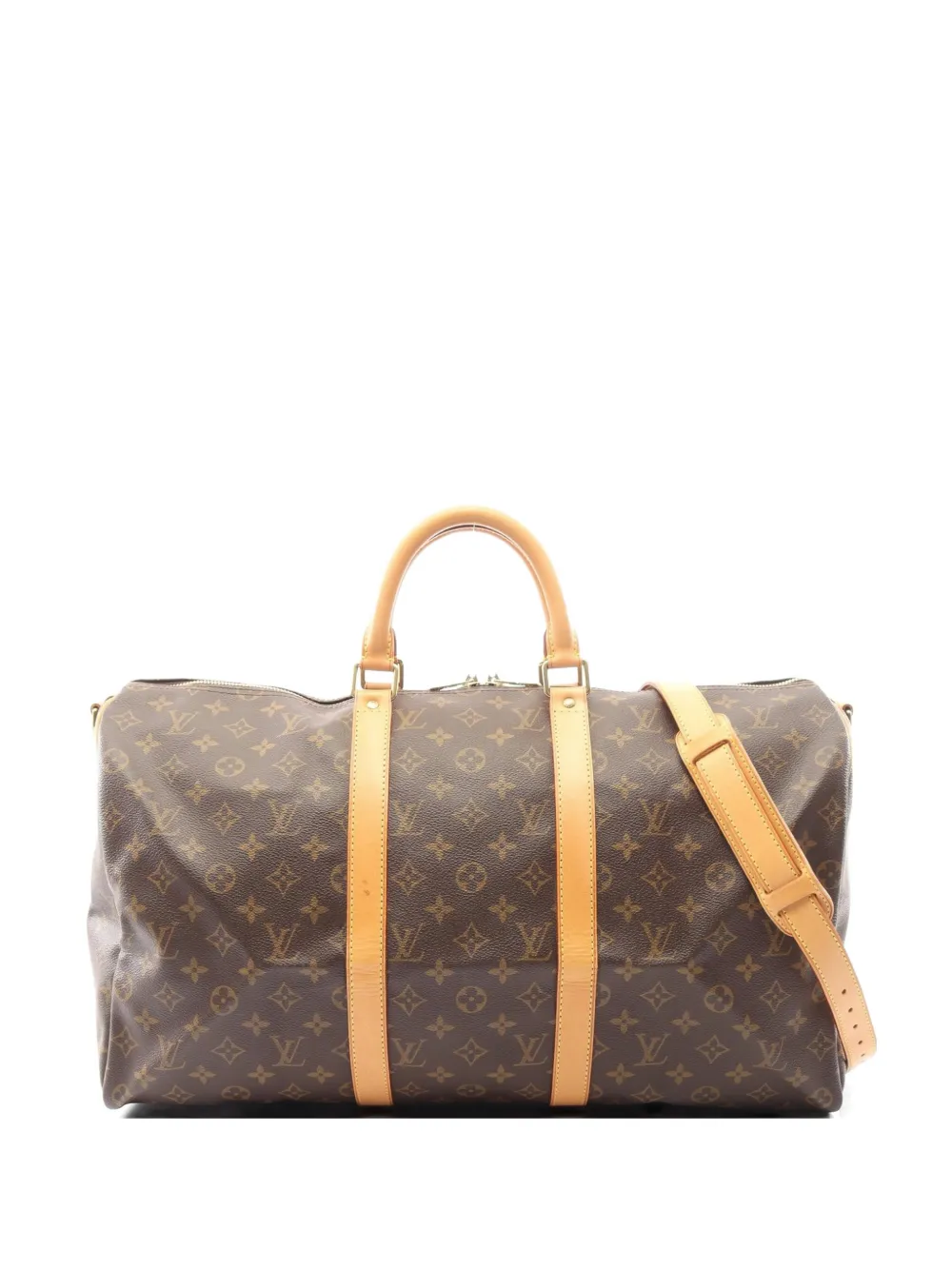 Louis Vuitton Pre-Owned 2002 Keepall Bandoulière Monogram Holdall travel bag - Brown