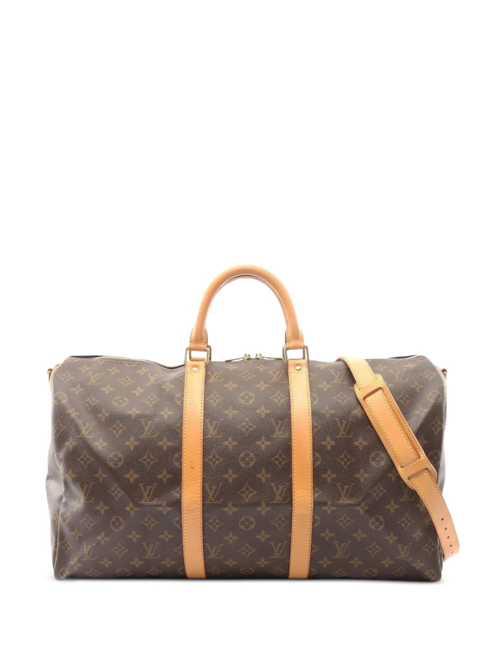 Louis Vuitton Pre-Owned 2002 Keepall Bandoulière Monogram Holdall travel bag - Brown