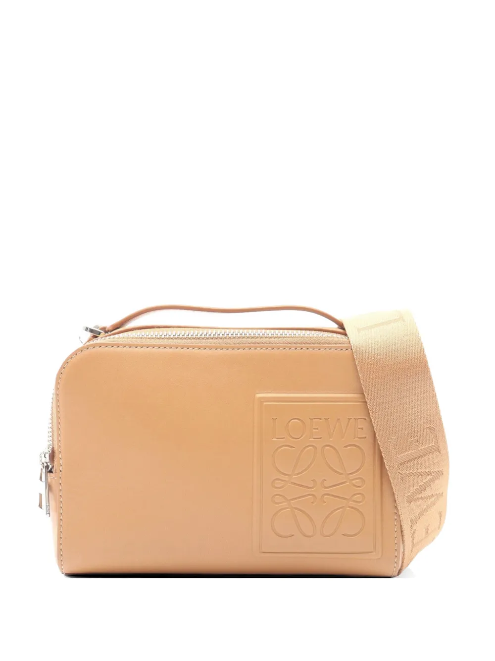 Loewe Pre-Owned 2010s mini Anagram crossbody bag - Toni neutri