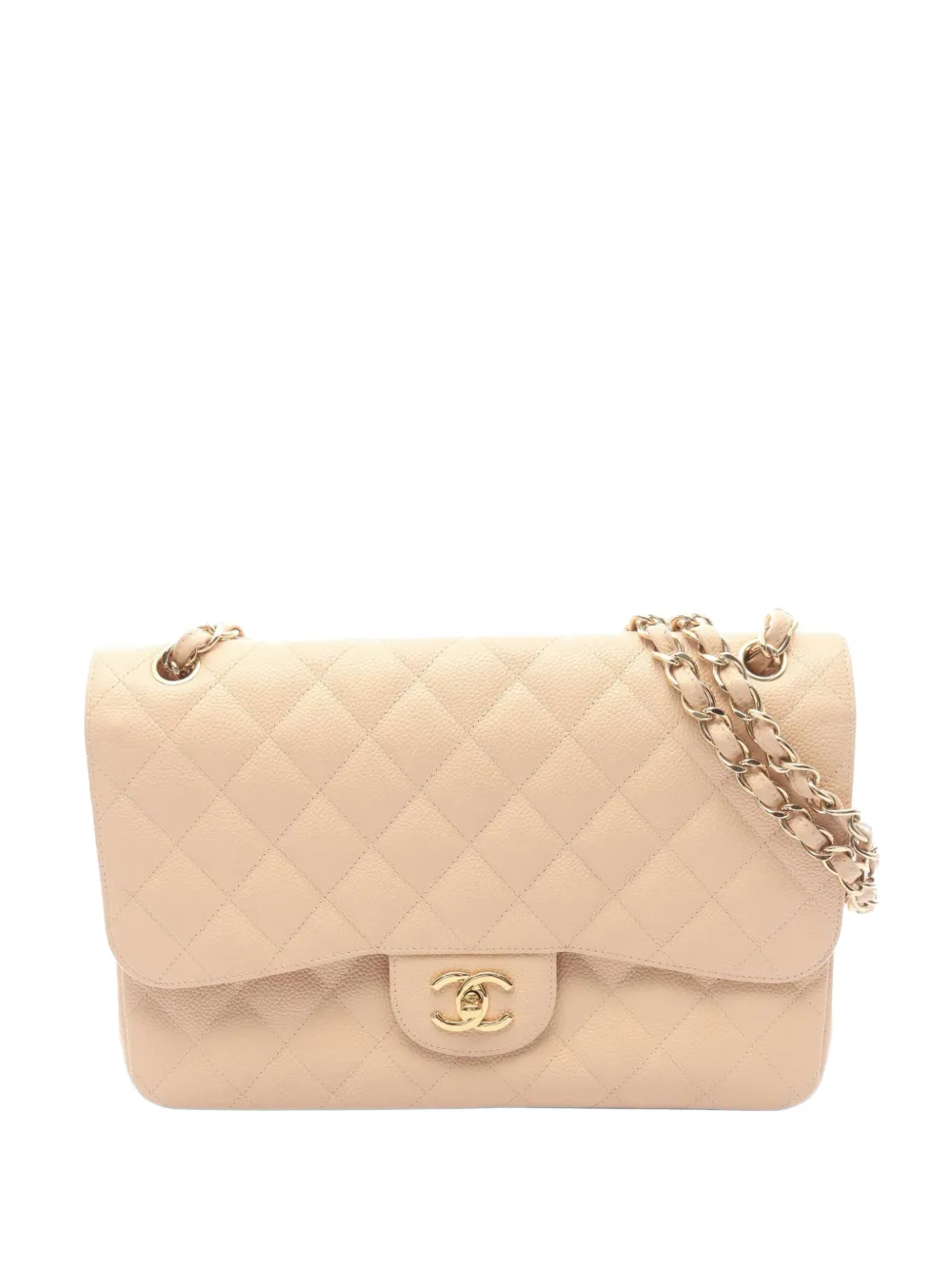 CHANEL Pre-Owned 2013-2014 Decamatlassé 30 shoulder bag - Neutrals