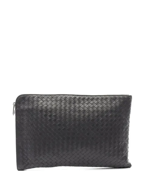 Bottega Veneta Pre-Owned 2010s Intrecciato leather clutch bag