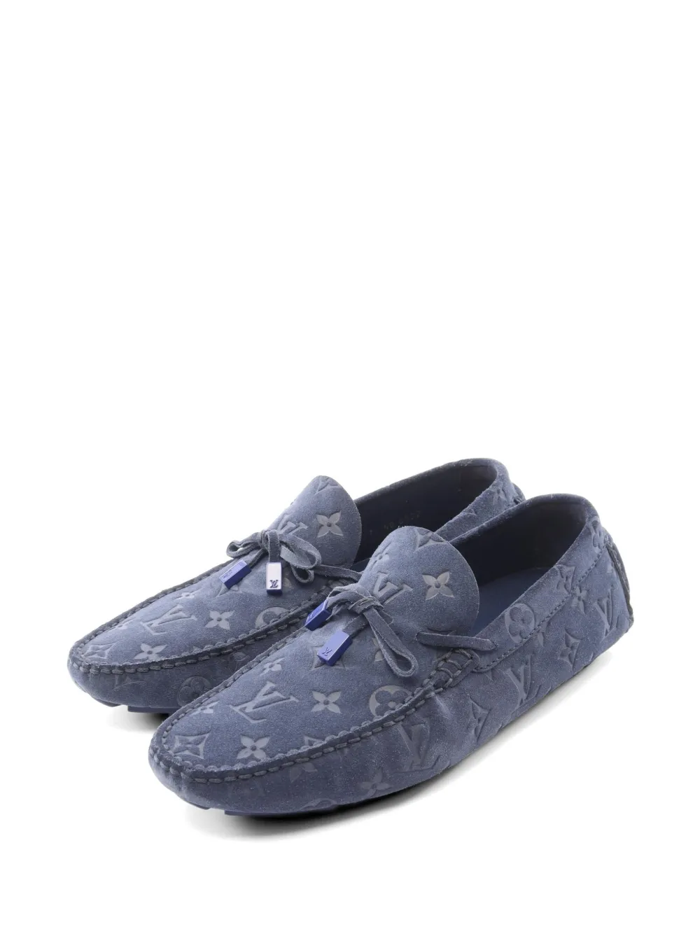 Louis Vuitton Pre-Owned 2022 Driver Line Monogram loaffers - Blue
