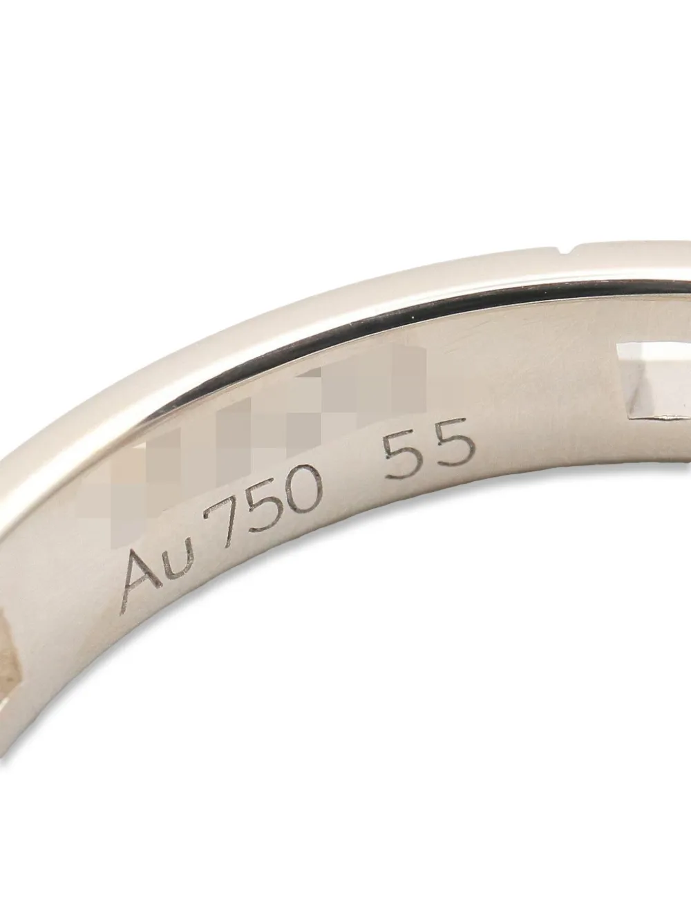 Hermès Pre-owned Hercules Engraved Logo Ring in Silver, view 4
