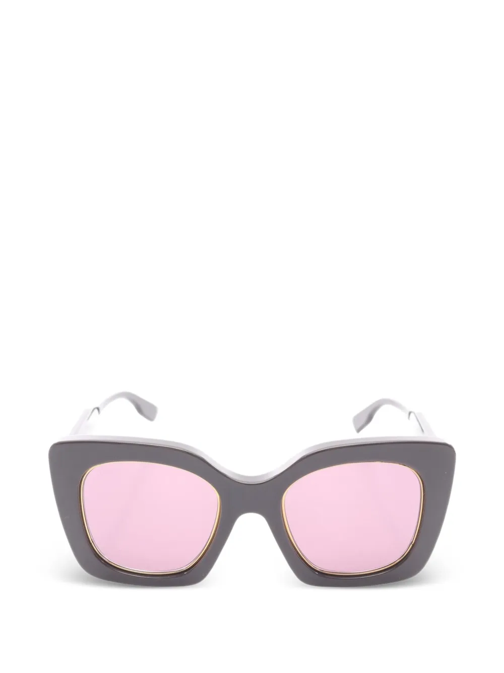 Gucci Pre-Owned square-frame sunglasses - Nero
