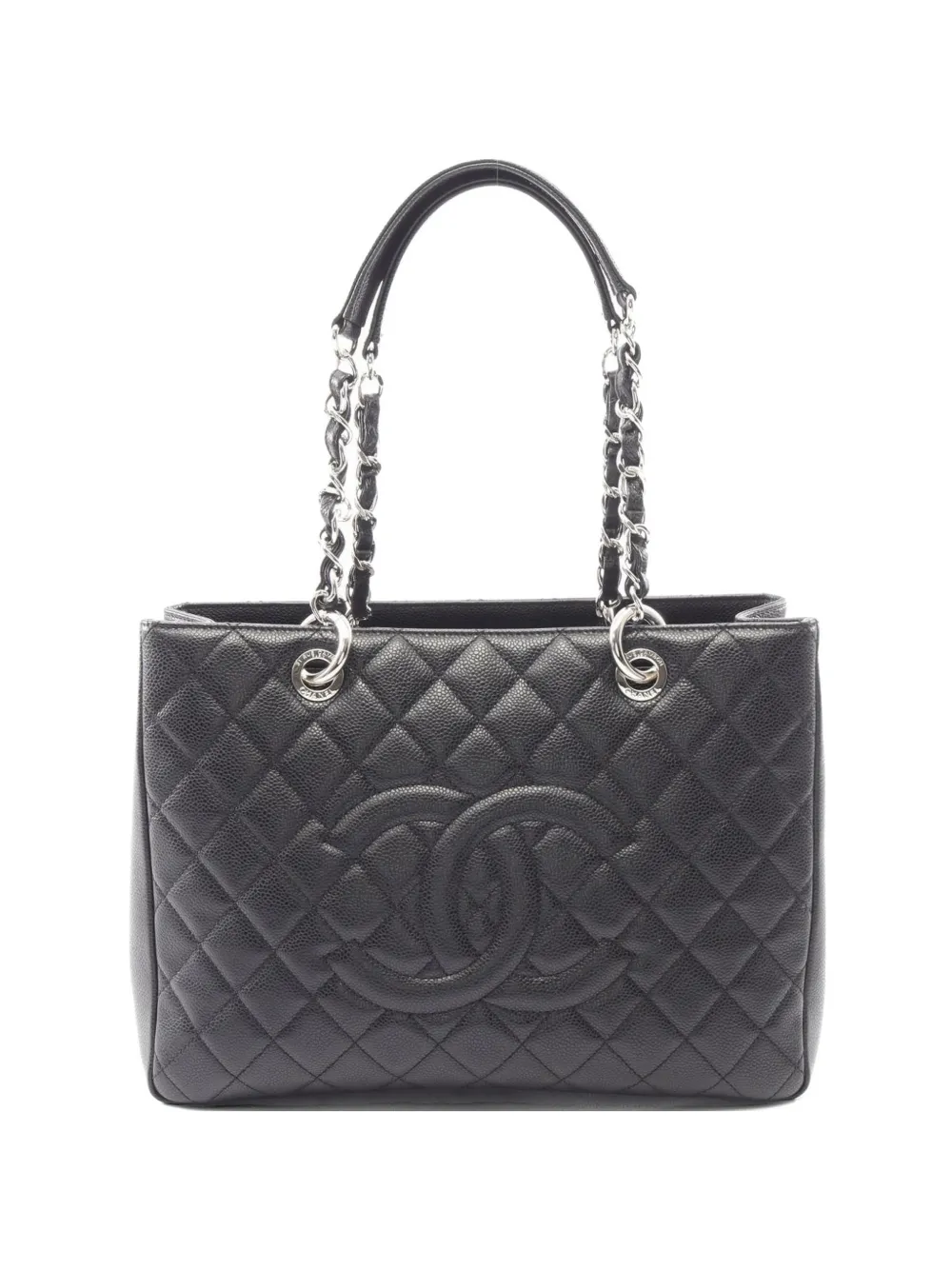 CHANEL Pre-Owned 2014 Matelassé GST tote bag - Black