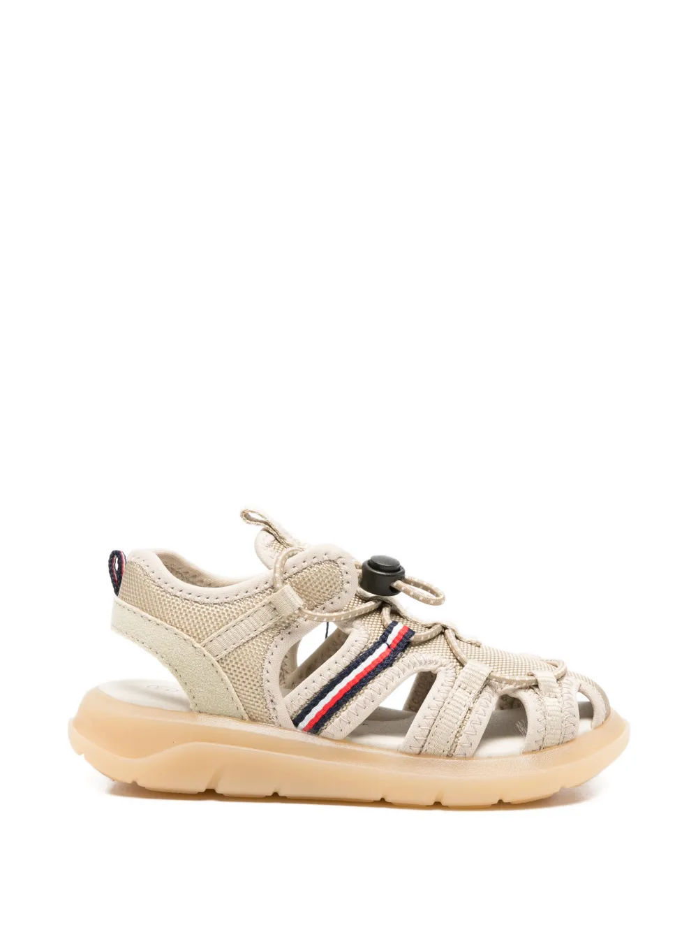Tommy Hilfiger Junior toggle-fastening panelled sandals - Toni neutri