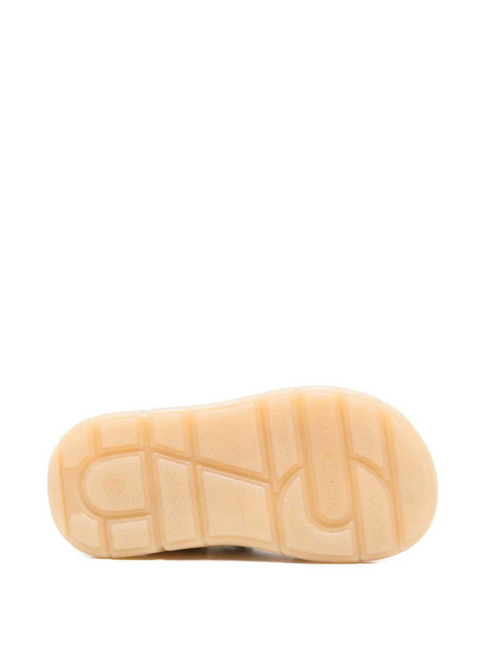 Tommy Hilfiger Junior toggle-fastening panelled sandals Beige