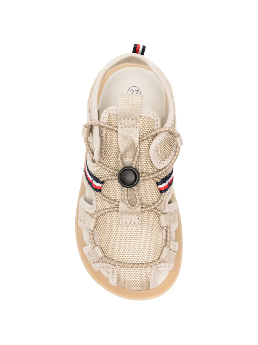 Tommy Hilfiger Junior toggle-fastening panelled sandals Beige