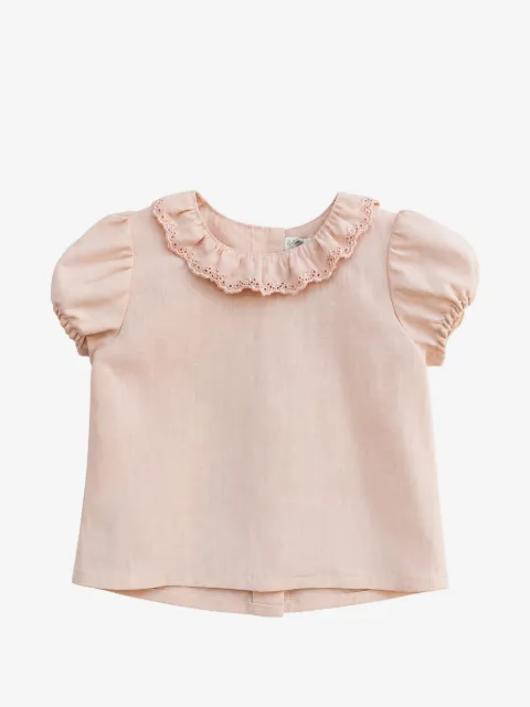 JESURUM BABY broderie-anglaise ruffled blouse