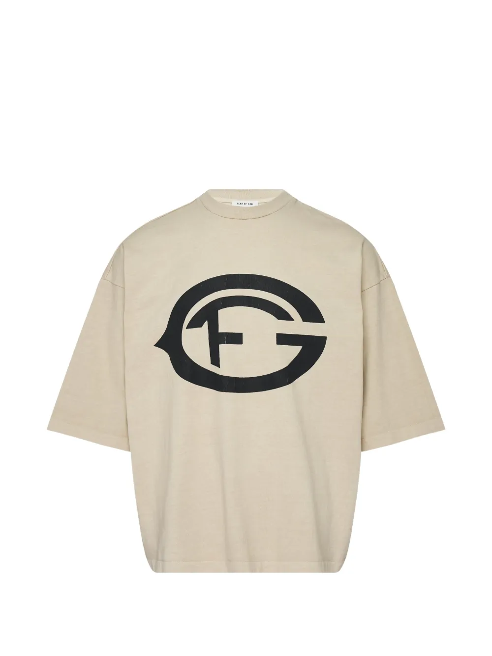 Fear Of God logo-print short-sleeves T-shirt - Toni neutri