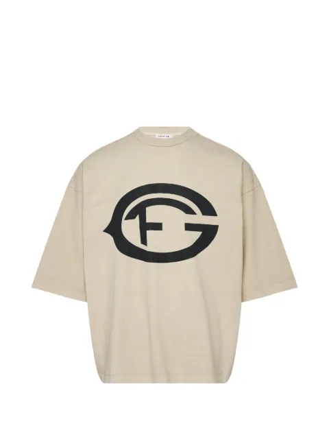 Fear Of God playera manga corta con logo estampado