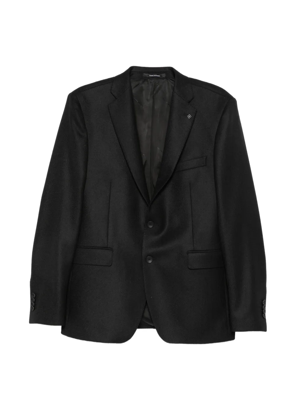 Tagliatore single-breasted notched-lapels jacket - Nero