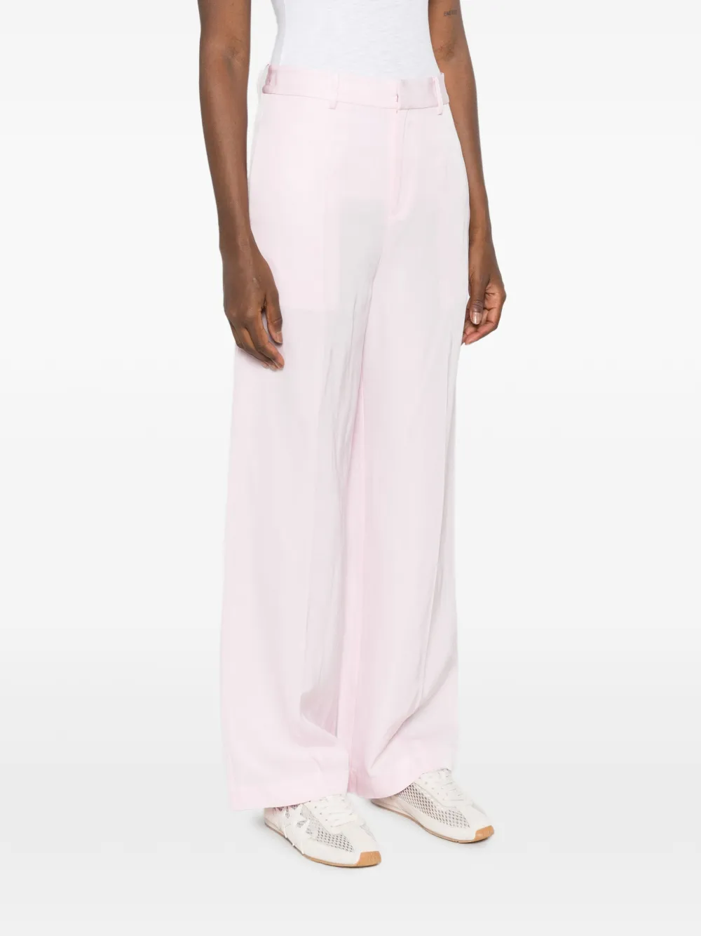 Isabelle Blanche Pantalon met verborgen sluiting Roze
