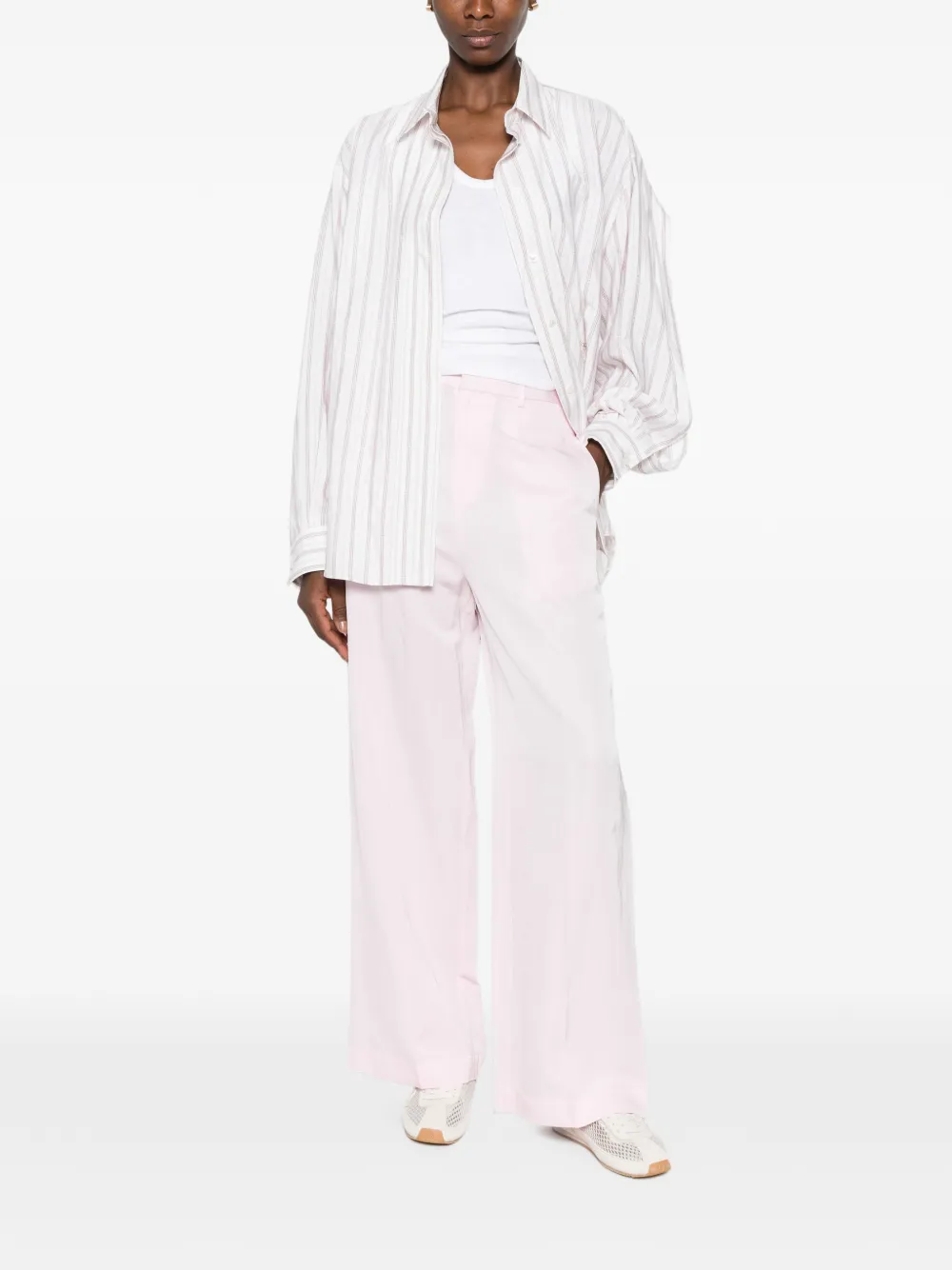 Isabelle Blanche Pantalon met verborgen sluiting Roze