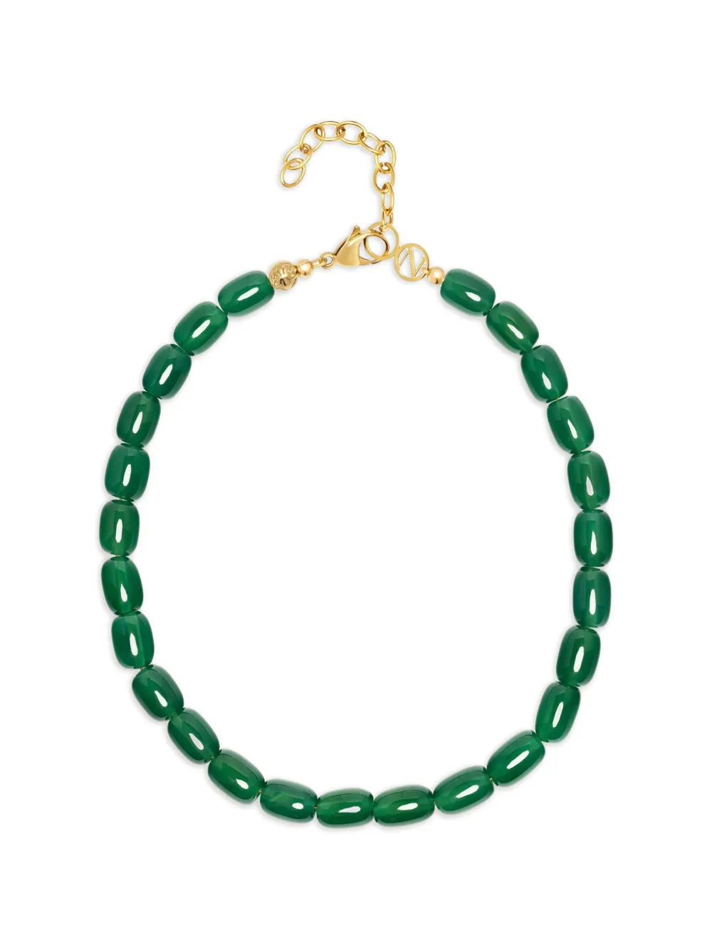 Nialaya Jewelry beaded agate necklace - Oro