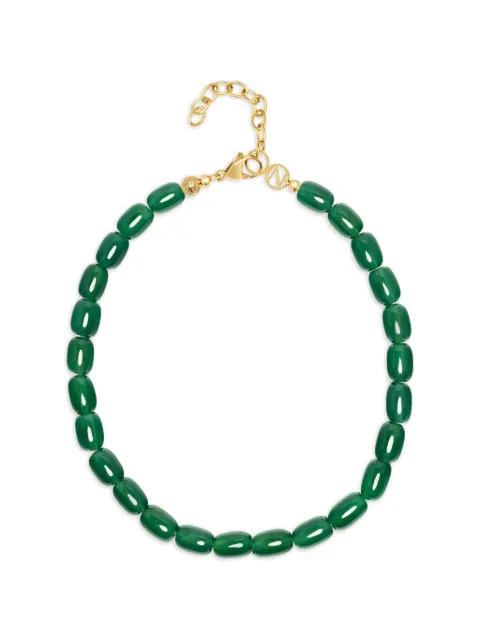 Nialaya Jewelry collar con cuentas de ágata