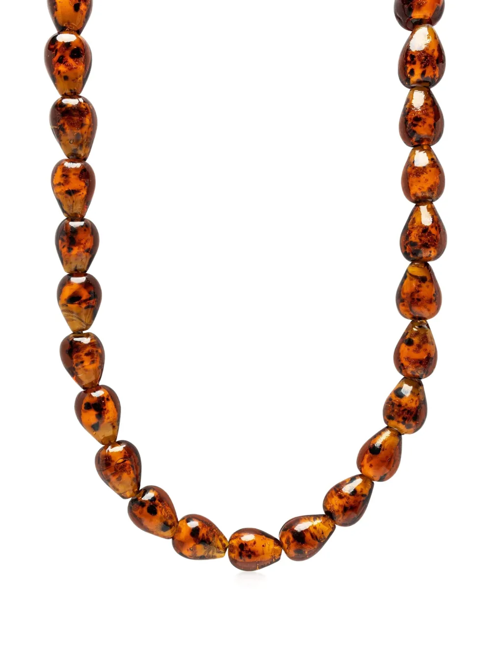 Nialaya Jewelry アンバー ビーズ ネックレス | ブラウン | FARFETCH JP