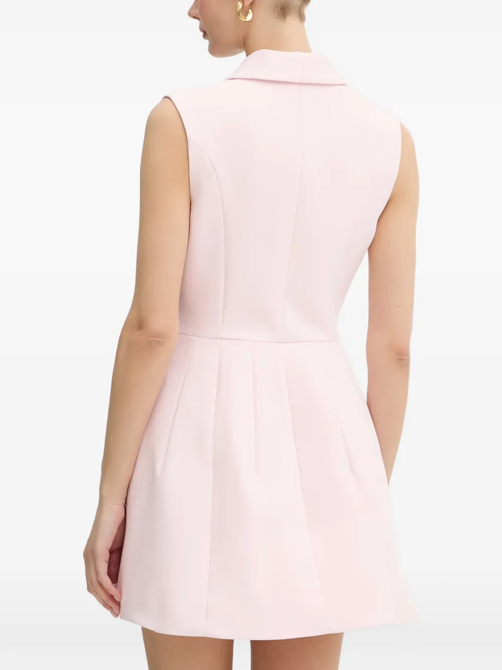 Bardot Destene mini-jurk met sjaalrevers Roze