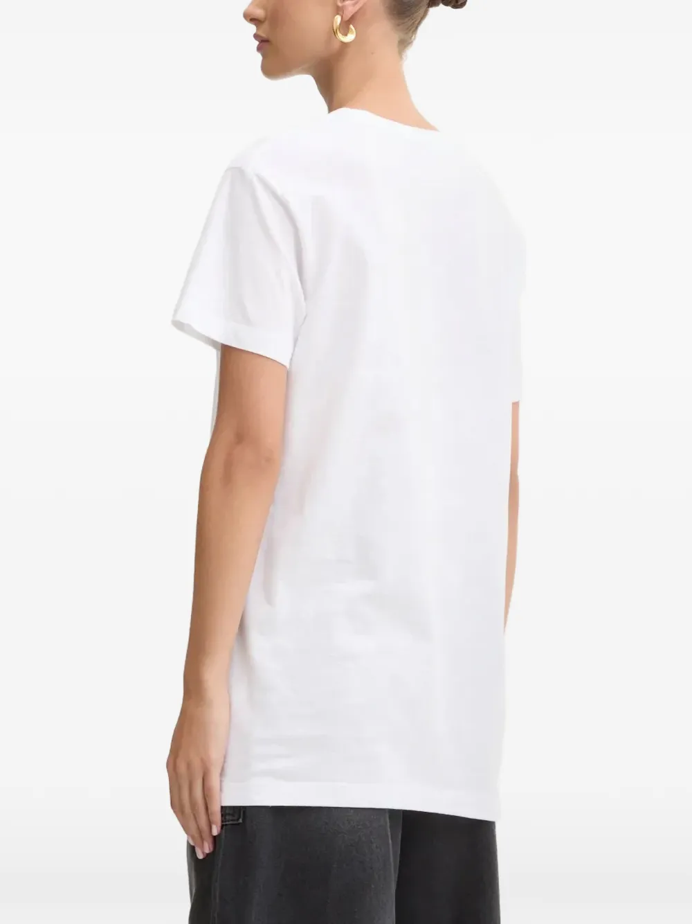 Aniye By T-shirt met logoprint Wit