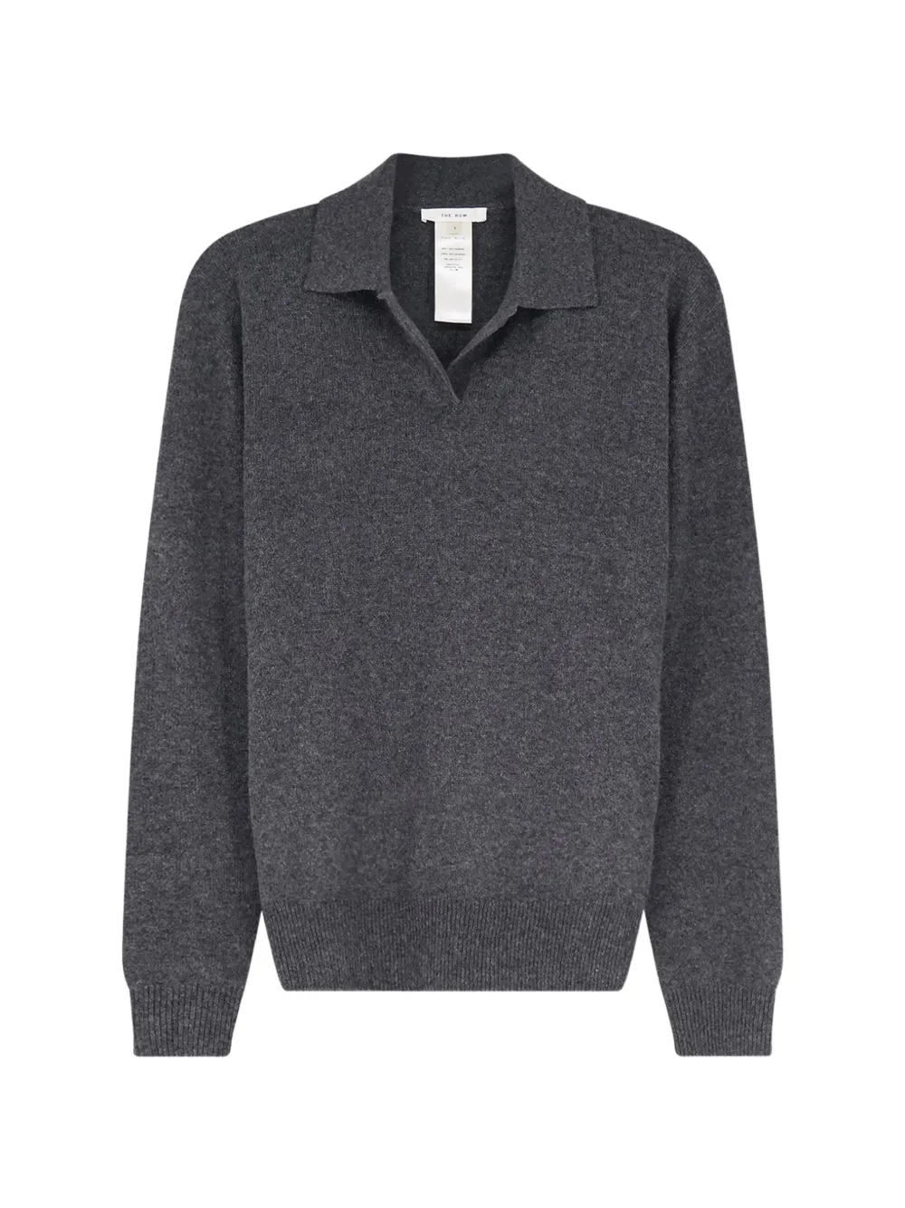 The Row Oashi polo-collar sweater - Grey