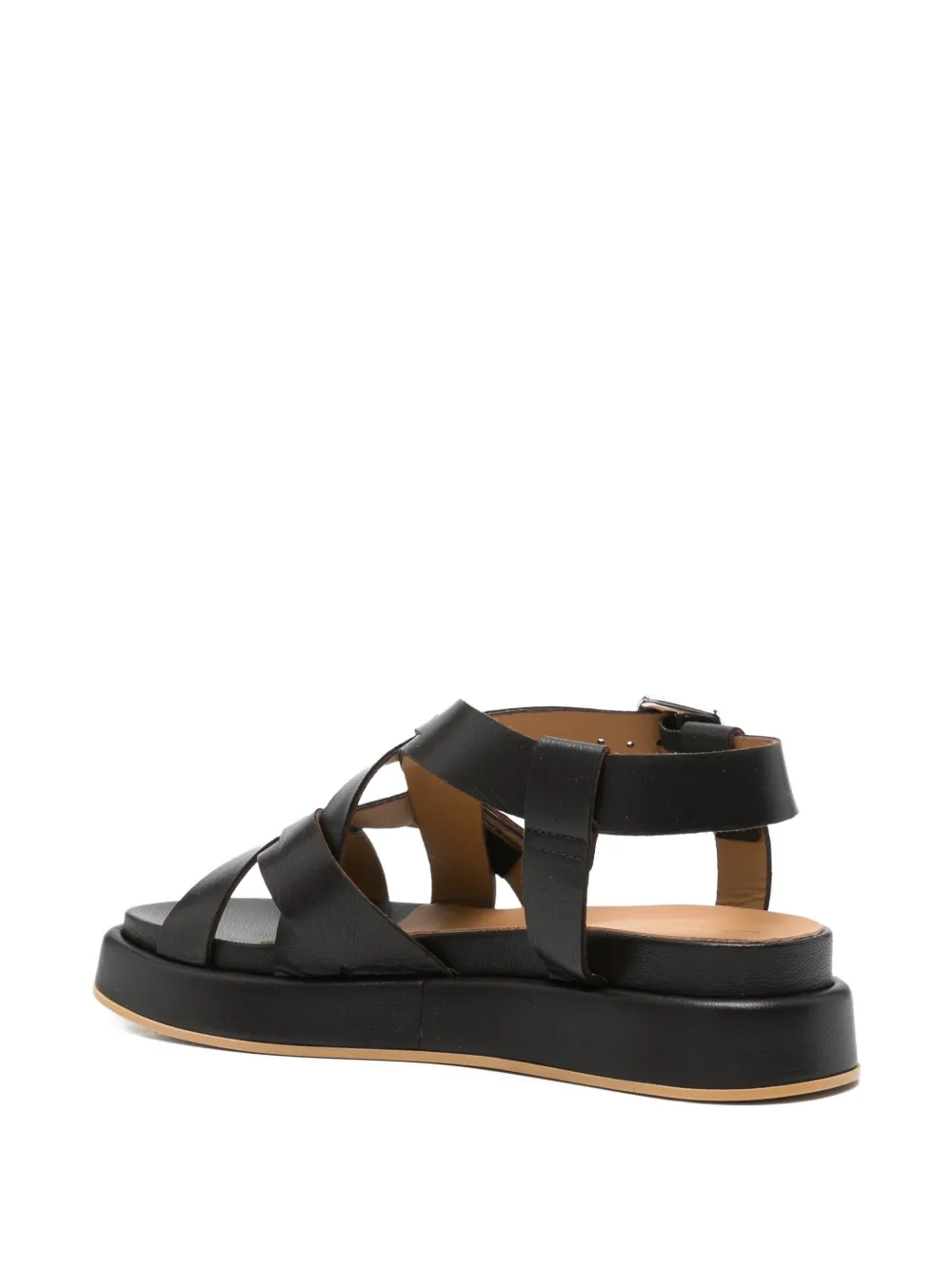 Anna F. buckle-fastening crossover-strap sandals Bruin