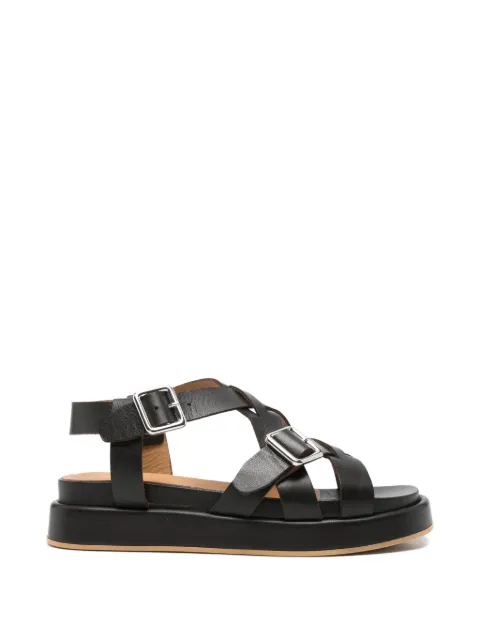 Anna F. buckle-fastening crossover-strap sandals