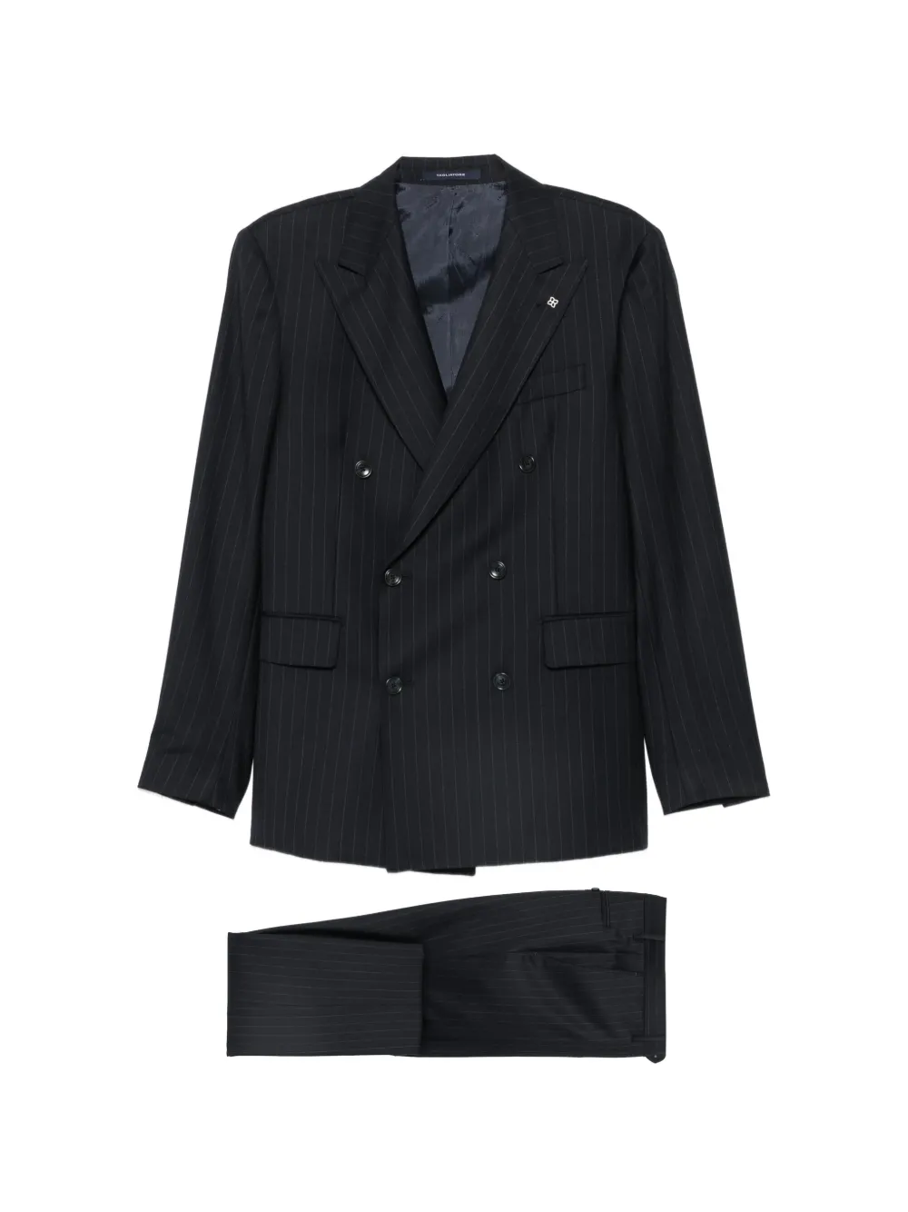 Tagliatore pinstripe double-breasted suit - Blau