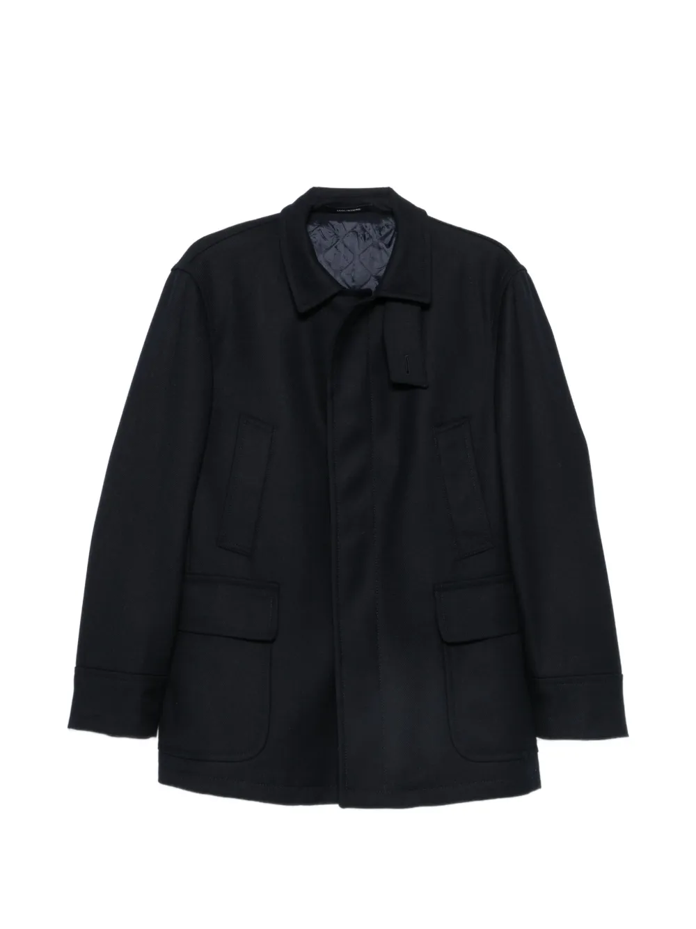 Tagliatore flap-pocket coat - Blu