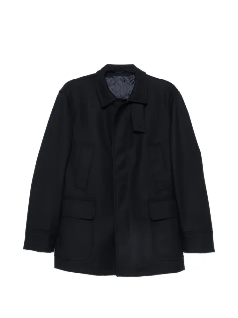 Tagliatore flap-pocket coat