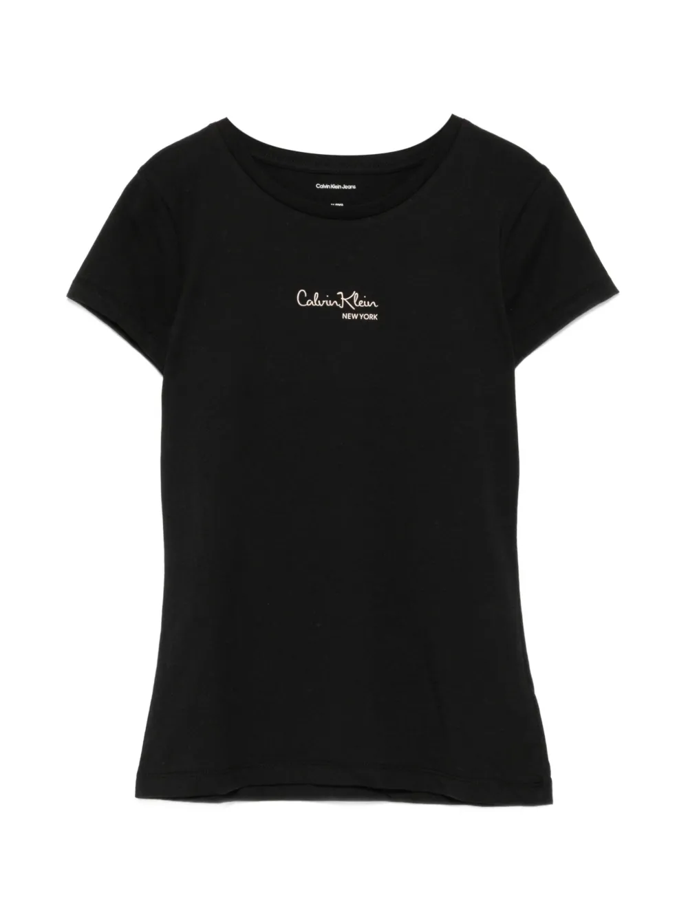 Calvin Klein Kids logo-print short-sleeve T-shirt - Nero