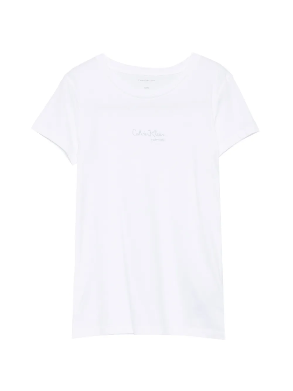 Calvin Klein Kids logo-print T-shirt - Bianco