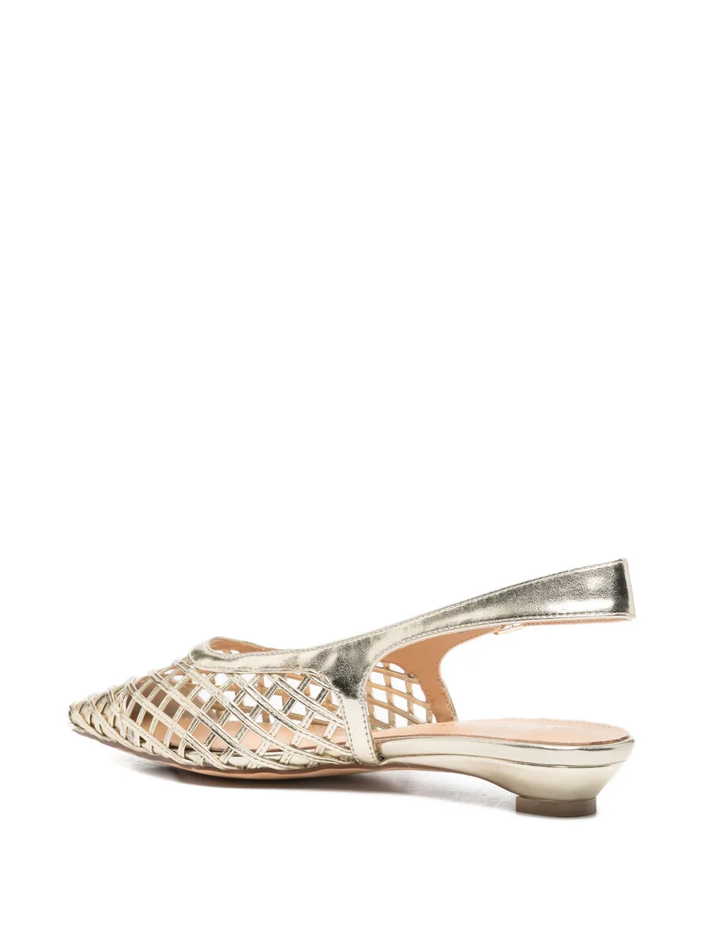 KEYS caged slingback sandals Goud