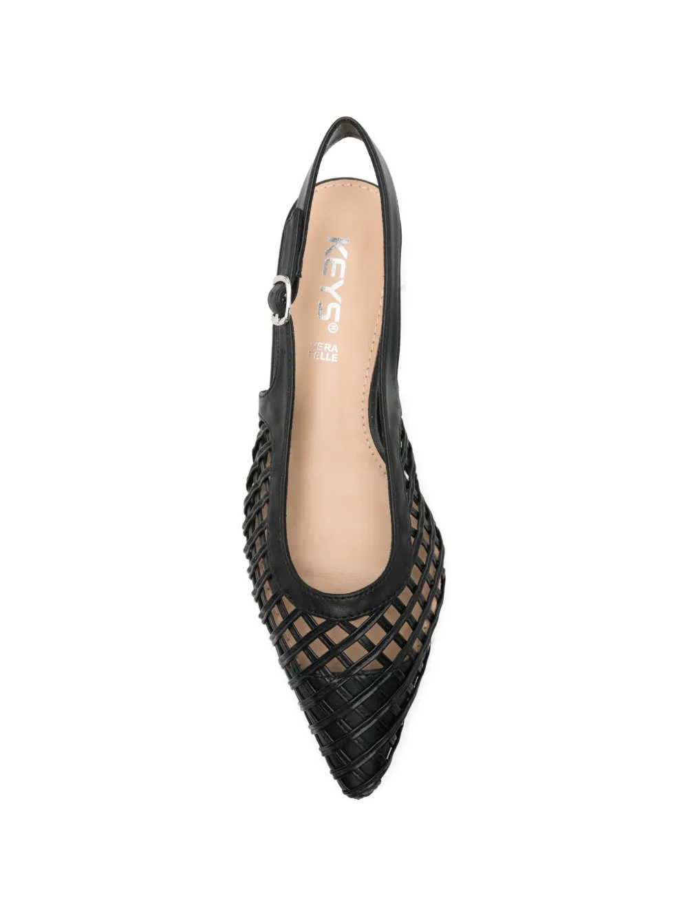 KEYS slingback sandals Zwart
